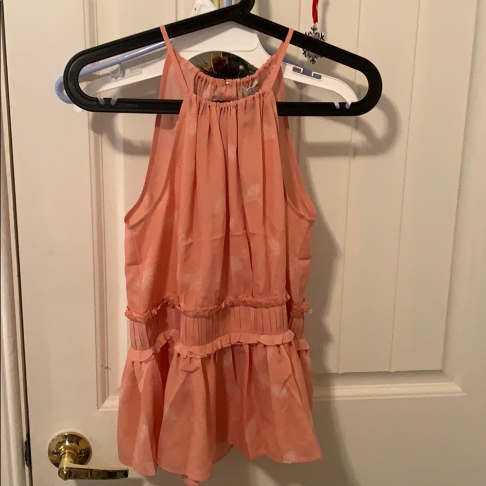 Joie Ruffled Tank Top Blouse